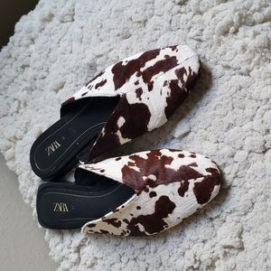 Zara Calf Skin Mules